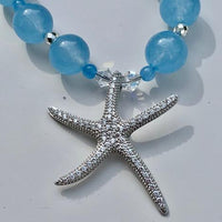 SEA BLUE CHALCEDONY STAR