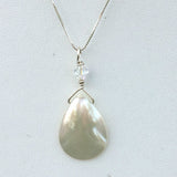 MOTHER OF PEARL DROP PENDANT